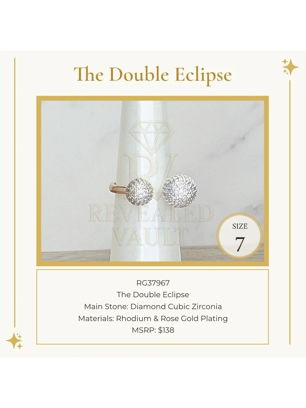 The Double Eclipse - Size 7 - Obsidia